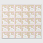 Weddenschap Gewn Pink Beige "Vrijgezellenfeest" vi Cadeaupapier (Vlak)