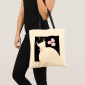 Weddenschap Gewn Pink canvas tas zwart (Voorkant (product))