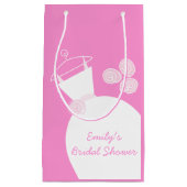 Weddenschap Gewn Pink Vrijgezellenfeest klein Klein Cadeauzakje (Voorkant)