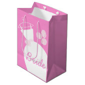 Weddenschap Gewonnen Roze cadeautas (Voorkant Gekanteld)