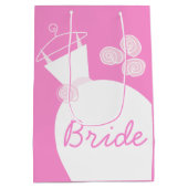 Weddenschap Gewonnen Roze cadeautas (Achterkant)