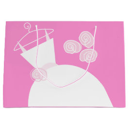 Weddenschap Gewonnen Roze cadeautas groot