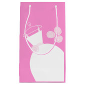 Weddenschap Gewonnen Roze cadeautas klein (Voorkant)