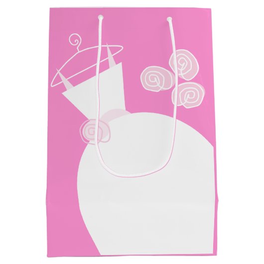 Weddenschap Gewonnen Roze cadeautas medium (Achterkant)