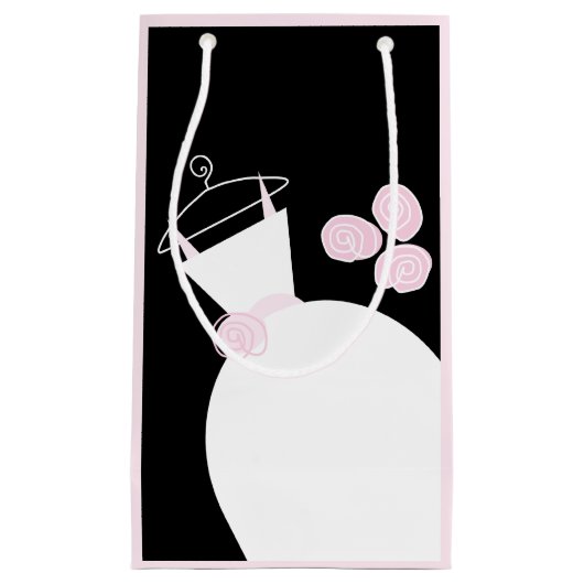 Weddenschap Gewonnen Roze cadeautas zwart bleek ro (Voorkant)