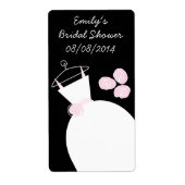 Weddenschap Gewonnen Roze label "Vrijgezellenfeest (Voorkant)