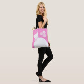 Weddenschap Gewonnen Roze Moeder Bride achtertekst Tote Bag (Op model)