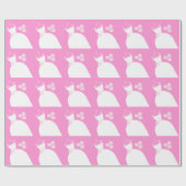 Weddenschap Gewonnen Roze verpakkingspapier Cadeaupapier (Vlak)