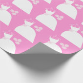 Weddenschap Gewonnen Roze verpakkingspapier Cadeaupapier (Hoek)