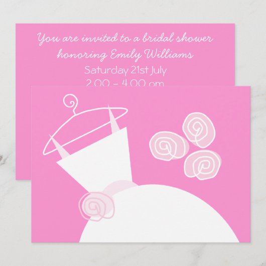 Weddenschap Gewonnen Roze vrijgezellenfeest horizo Kaart (Voorkant / Achterkant)