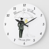 Weddenschap Gewoon gehuwde waterverf Grote Klok (Voorkant)