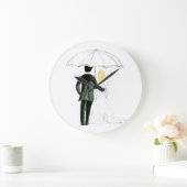 Weddenschap Gewoon gehuwde waterverf klok (Huis)