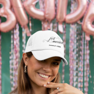 Weddenschap gewoon getrouwd trucker pet