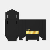 Weddenschap Gift Box in Gold en Black Bedankdoosjes (Uitgevouwen)