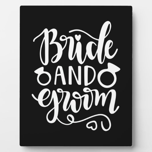 Weddenschap Gift Bride en Groom Fotoplaat (Voorkant)