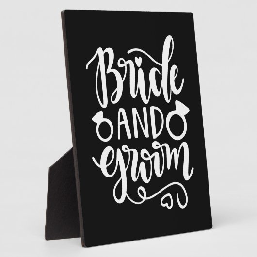Weddenschap Gift Bride en Groom Fotoplaat (Zijkant)