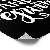 Weddenschap Gift Bride en Groom Poster (Hoek)