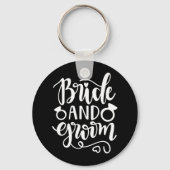 Weddenschap Gift Bride en Groom Sleutelhanger (Voorkant)