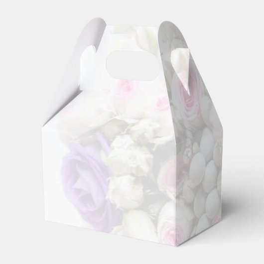 Weddenschap Gift - Bride met kleurrijke bruiloft Bedankdoosjes (Achterkant)