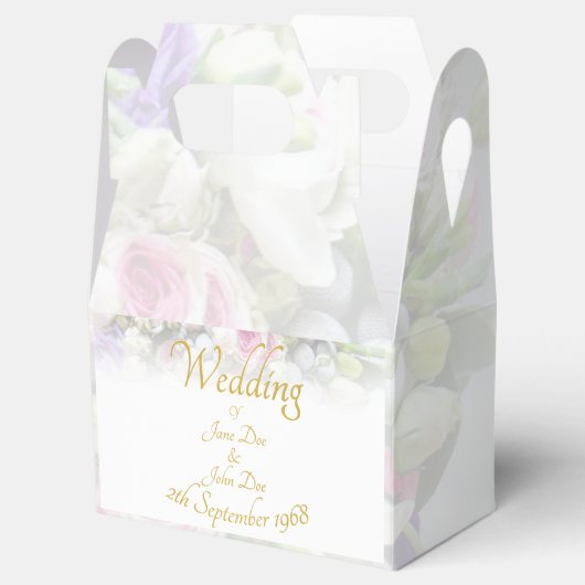 Weddenschap Gift - Bride met kleurrijke bruiloft Bedankdoosjes (Geopend)