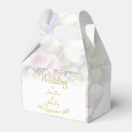 Weddenschap Gift - Bride met kleurrijke bruiloft Bedankdoosjes