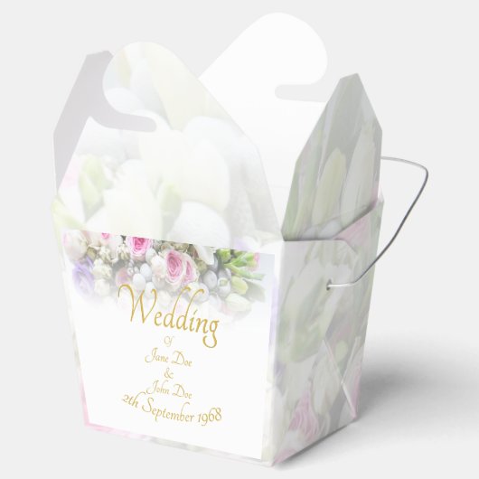 Weddenschap Gift - Bride met kleurrijke bruiloft Bedankdoosjes (Geopend)