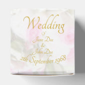 Weddenschap Gift - Bride met kleurrijke bruiloft Bedankdoosjes (Bovenkant)