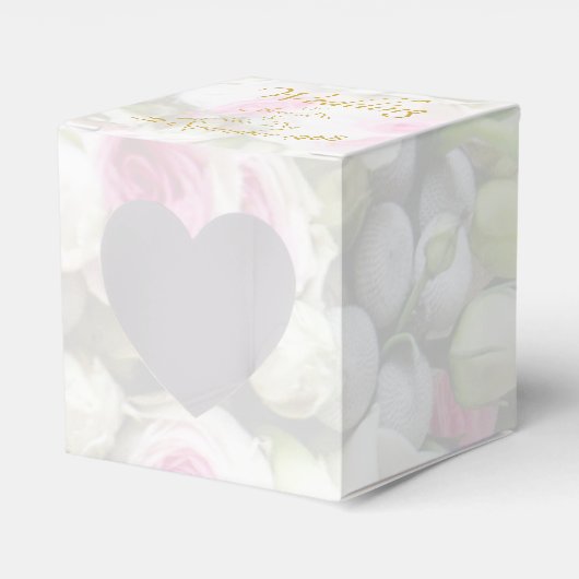 Weddenschap Gift - Bride met kleurrijke bruiloft Bedankdoosjes (Voorkant Zijde)