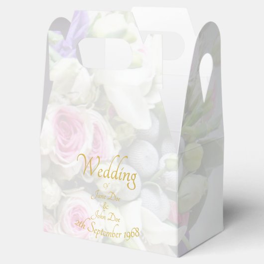 Weddenschap Gift - Bride met kleurrijke bruiloft Bedankdoosjes (Geopend)