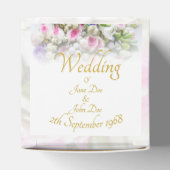 Weddenschap Gift - Bride met kleurrijke bruiloft Bedankdoosjes (Bovenkant)