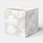 Weddenschap Gift - Bride met kleurrijke bruiloft Bedankdoosjes (Achterkant)