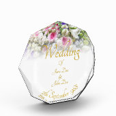 Weddenschap Gift - Bride met kleurrijke bruiloft Fotoblokken (Links)