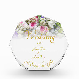 Weddenschap Gift - Bride met kleurrijke bruiloft Fotoblokken