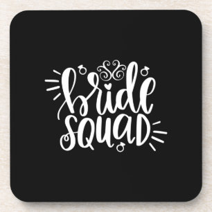 Weddenschap Gift Bride Squad Bier Onderzetter