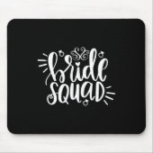 Weddenschap Gift Bride Squad Muismat (Voorkant)