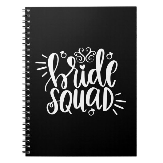 Weddenschap Gift Bride Squad Notitieboek (Voorkant)