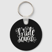 Weddenschap Gift Bride Squad Sleutelhanger (Voorkant)