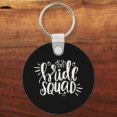 Weddenschap Gift Bride Squad Sleutelhanger (Voorkant)