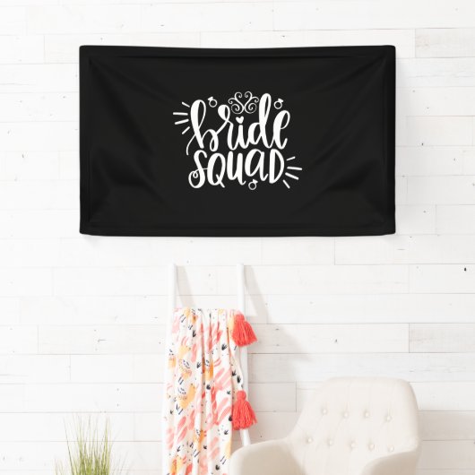 Weddenschap Gift Bride Squad Spandoek (Insitu)