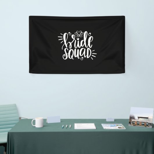Weddenschap Gift Bride Squad Spandoek (Beurs)