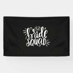 Weddenschap Gift Bride Squad Spandoek