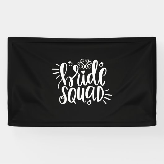Weddenschap Gift Bride Squad Spandoek (Horizontaal)