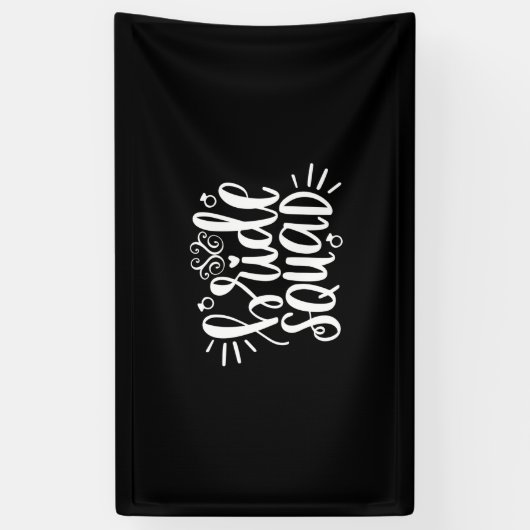 Weddenschap Gift Bride Squad Spandoek (Verticaal)