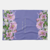 Weddenschap Gift Couple Bouquet Background Theedoek (Horizontaal)