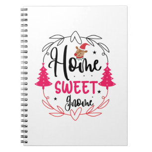Weddenschap Gift Home Sweet Gnome Notitieboek