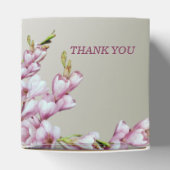 Weddenschap Gift Pink White Flowers Elegant Bedankdoosjes (Bovenkant)