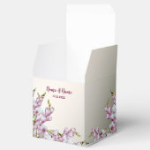 Weddenschap Gift Pink White Flowers Elegant Bedankdoosjes (Geopend)