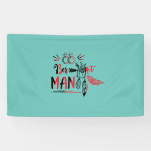 Weddenschap Gift Wedding Best Man Spandoek