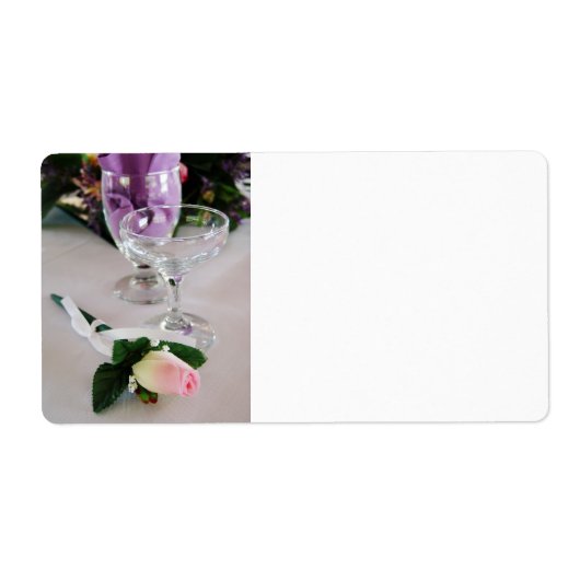 Weddenschap Glass Etiket (Voorkant)