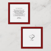 Weddenschap goed geldcadeautjes informatiekaartje (Voorkant / Achterkant)